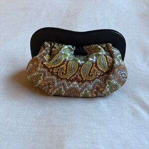Echo Originations Vintage Collection Paisley Clutch with Leather Frame